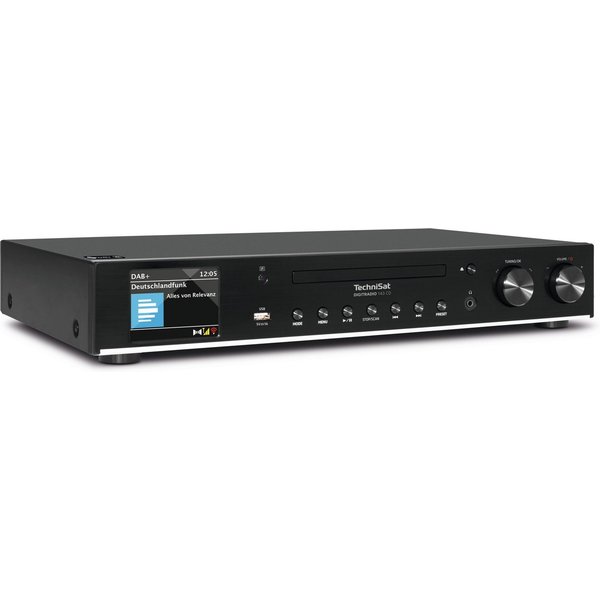 TechniSat DIGITRADIO 143 CD (V3) Digitalradio (DAB) (Digitalradio (DAB), Internetradio, FM-Tuner mit RDS, CD-Player, Bluetooth, App-Steuerung, WLAN, Fernbedienu