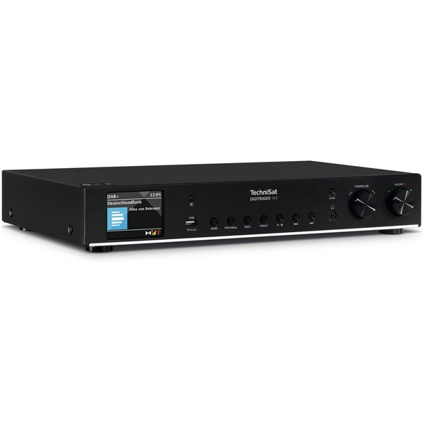 TechniSat DIGITRADIO 143 (V3) Internet-Radio (Digitalradio (DAB), Internetradio, FM-Tuner mit RDS, für bestehende HiFi Anlage, Bluetooth, App, WLAN, Fernbedienu