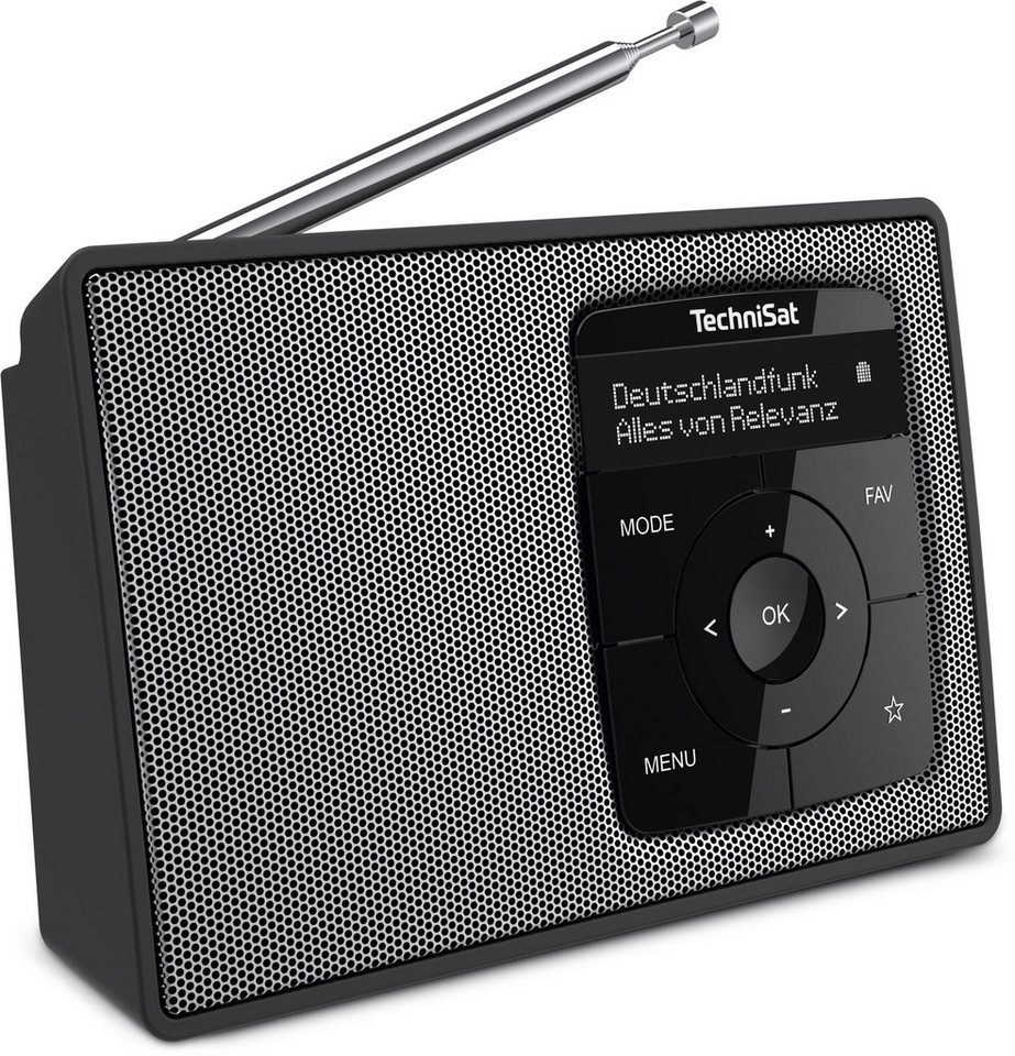 TechniSat DIGITRADIO 2 Digitalradio (DAB) (Digitalradio (DAB), FM-Tuner mit RDS, 1 W, Bluetooth, bis zu 10 Stunden Akku, Wecker, Sleeptimer) – Bild 2 von 5