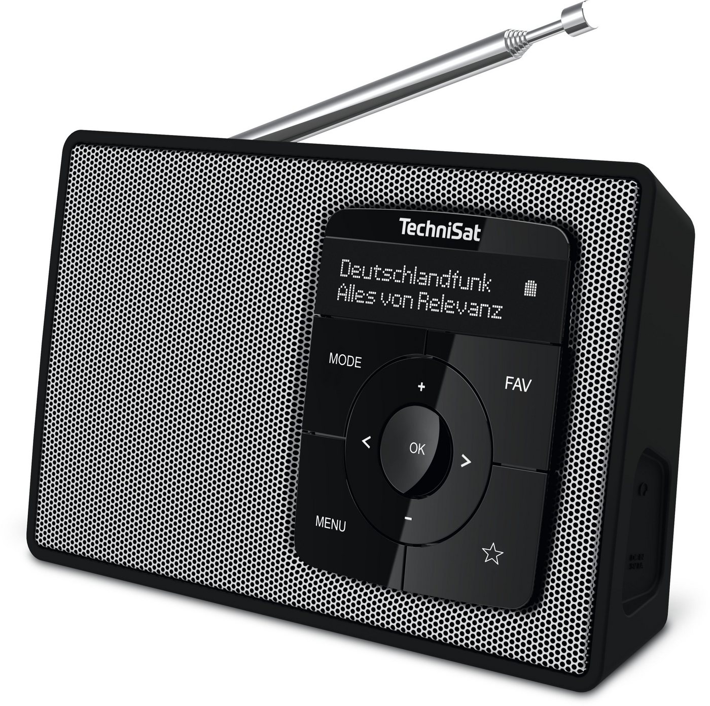 TechniSat DIGITRADIO 2 Digitalradio (DAB) (Digitalradio (DAB), FM-Tuner mit RDS, 1 W, Bluetooth, bis zu 10 Stunden Akku, Wecker, Sleeptimer) – Bild 3 von 5