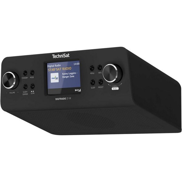 TechniSat DIGITRADIO 21 IR Küchen-Radio (Digitalradio (DAB), Internetradio, FM-Tuner mit RDS, 2 W, Bluetooth, WLAN, App-Steuerung, inklusive Montageplatte)