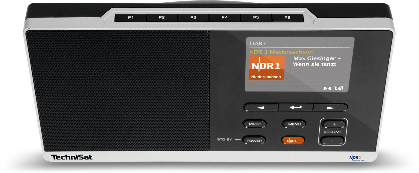TechniSat DIGITRADIO 215 NDR 1 Dabbi Edition Digitalradio (DAB) (1 W, NDR 1-Direktwahltaste, Farbdisplay, mobiler Batteriebetrieb) – Bild 5 von 5