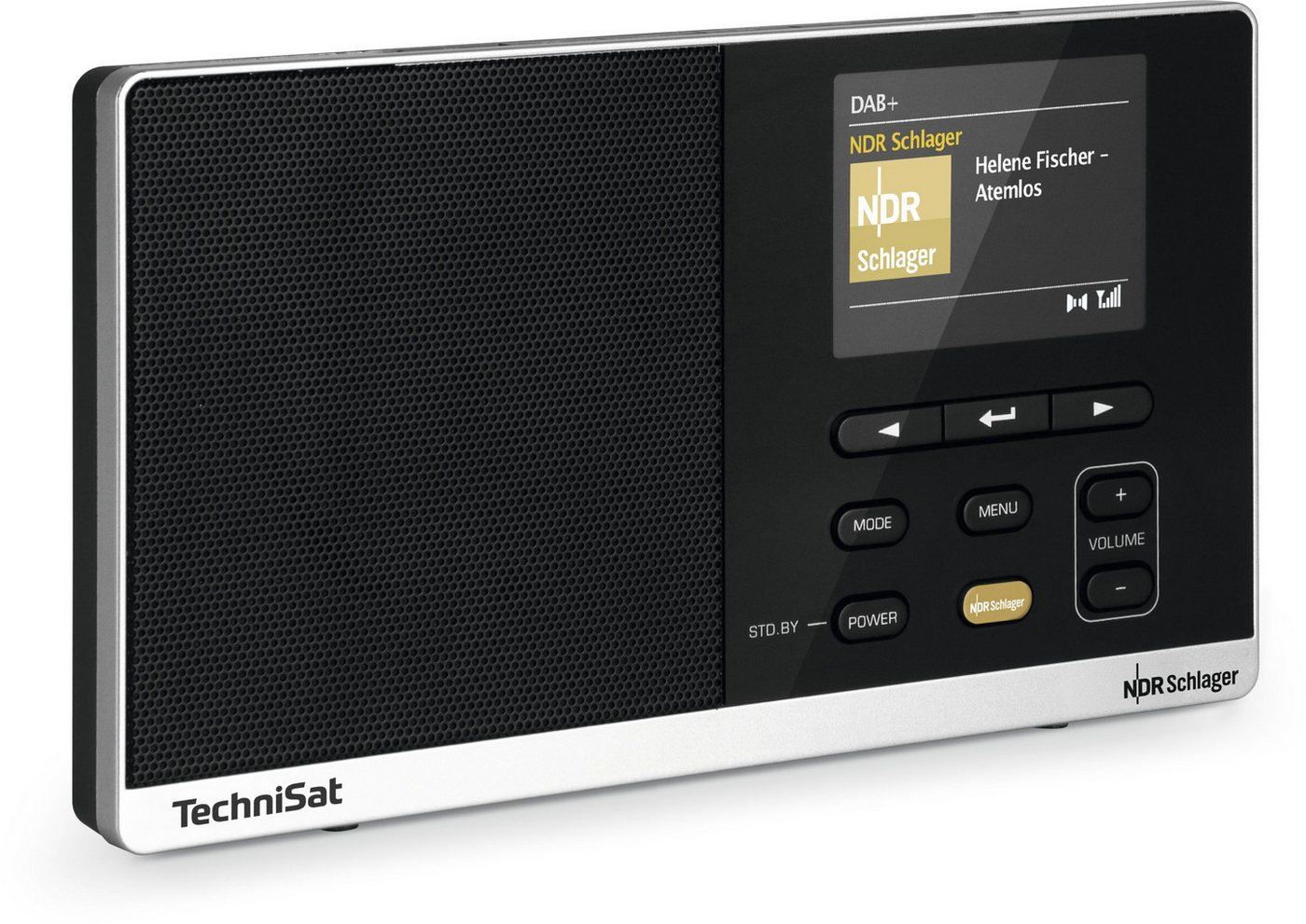 TechniSat DIGITRADIO 215 NDR Schlager Dabbi Edition Digitalradio (DAB) (1 W, NDR Schlager-Direktwahltaste, Farbdisplay, Batteriebetrieb) – Bild 2 von 5