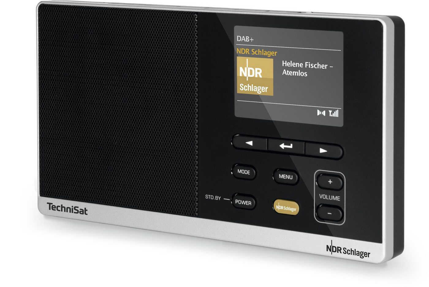 TechniSat DIGITRADIO 215 NDR Schlager Dabbi Edition Digitalradio (DAB) (1 W, NDR Schlager-Direktwahltaste, Farbdisplay, Batteriebetrieb) – Bild 3 von 5