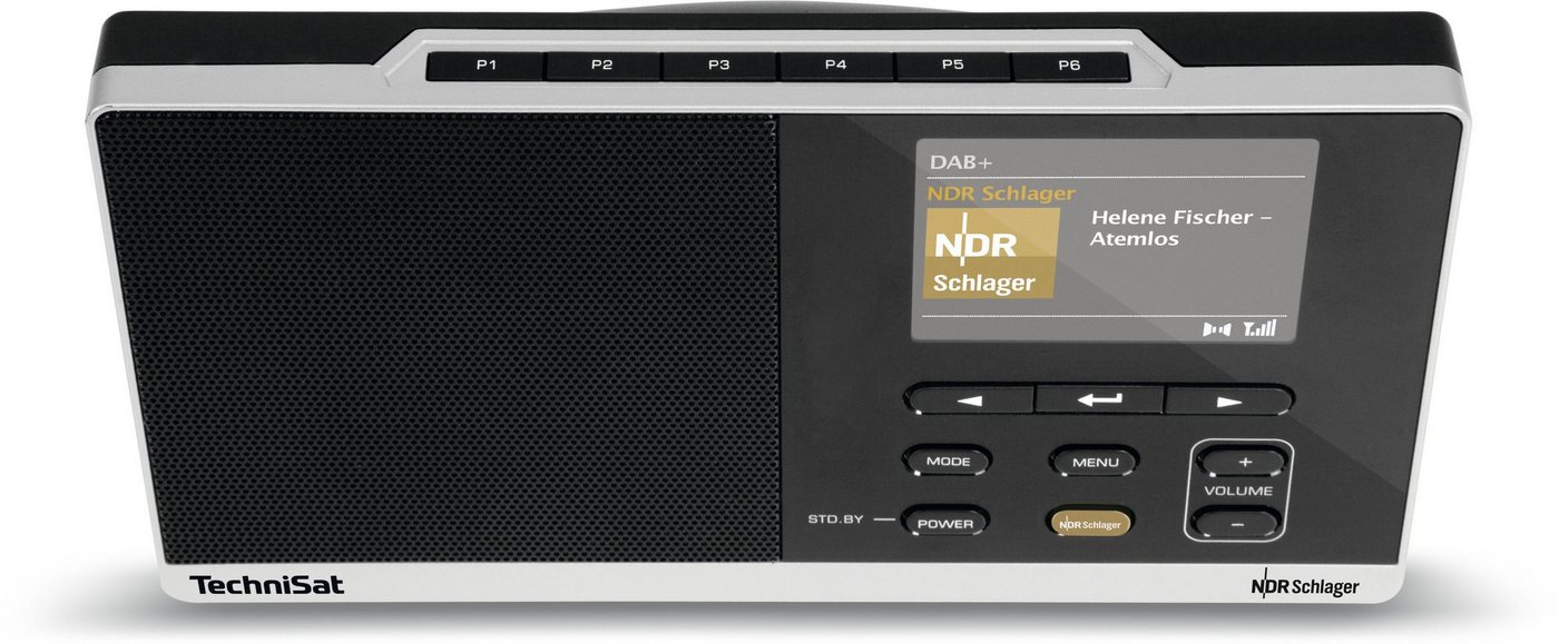 TechniSat DIGITRADIO 215 NDR Schlager Dabbi Edition Digitalradio (DAB) (1 W, NDR Schlager-Direktwahltaste, Farbdisplay, Batteriebetrieb) – Bild 5 von 5