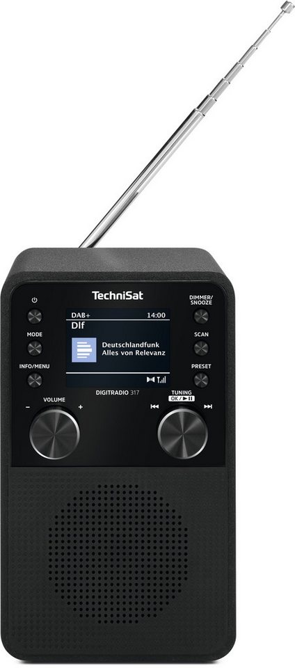 TechniSat DIGITRADIO 317 Digitalradio (DAB) (Digitalradio (DAB), FM-Tuner mit RDS, 3 W, Bluetooth 5.3, vertikales Design, zwei Weckzeiten, Farbdisplay) – Bild 2 von 5