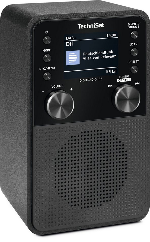 TechniSat DIGITRADIO 317 Digitalradio (DAB) (Digitalradio (DAB), FM-Tuner mit RDS, 3 W, Bluetooth 5.3, vertikales Design, zwei Weckzeiten, Farbdisplay) – Bild 3 von 5