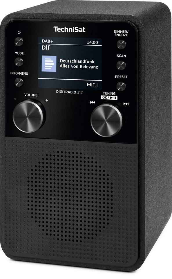 TechniSat DIGITRADIO 317 Digitalradio (DAB) (Digitalradio (DAB), FM-Tuner mit RDS, 3 W, Bluetooth 5.3, vertikales Design, zwei Weckzeiten, Farbdisplay) – Bild 4 von 5