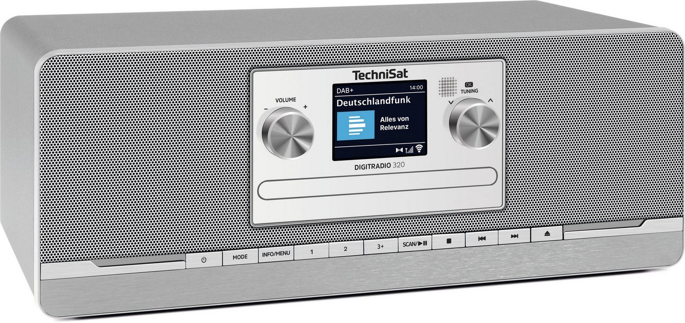 TechniSat DIGITRADIO 320 Digitalradio (DAB) (Digitalradio (DAB), FM-Tuner mit RDS, 10 W, CD-Player, Bluetooth 5, USB-Laden, Fernbedienung) – Bild 4 von 5