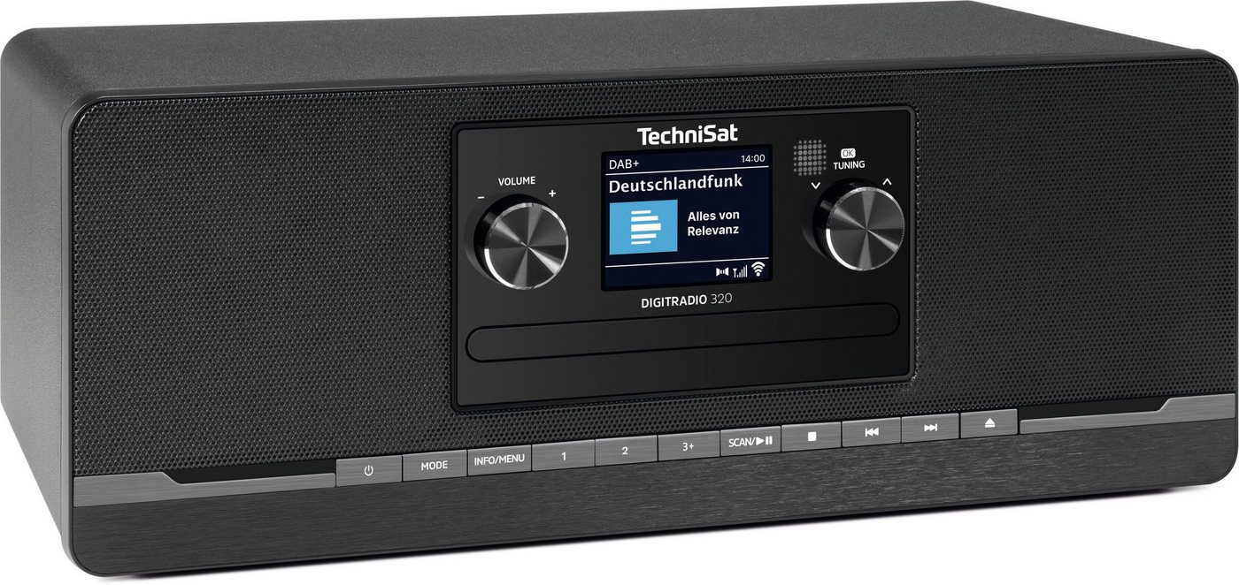 TechniSat DIGITRADIO 320 Digitalradio (DAB) (Digitalradio (DAB), FM-Tuner mit RDS, 10 W, CD-Player, Bluetooth 5, USB-Laden, Fernbedienung) – Bild 4 von 5