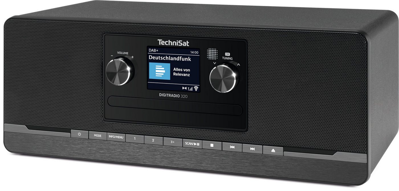 TechniSat DIGITRADIO 320 Digitalradio (DAB) (Digitalradio (DAB), FM-Tuner mit RDS, 10 W, CD-Player, Bluetooth 5, USB-Laden, Fernbedienung) – Bild 5 von 5