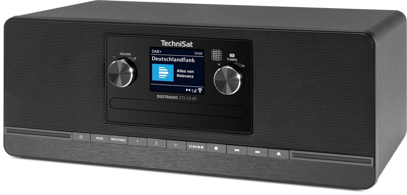 TechniSat DIGITRADIO 372 CD BT Digitalradio (DAB) (Digitalradio (DAB), FM-Tuner mit RDS, 10 W, CD-Player, Bluetooth, USB-Laden, Fernbedienung, Wecker, Sleeptime – Bild 5 von 5