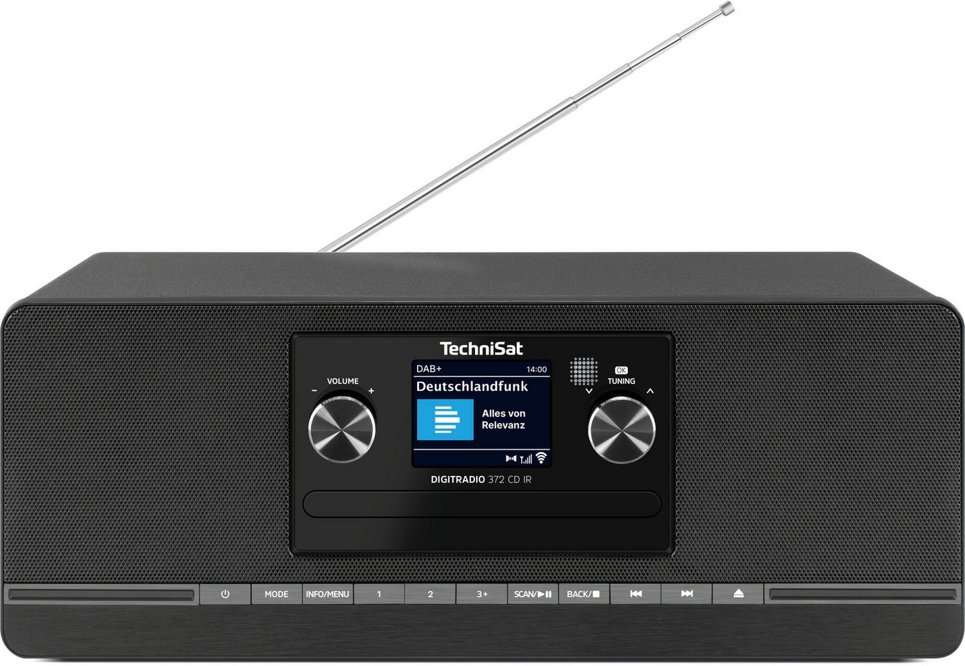 TechniSat DIGITRADIO 372 CD IR Digitalradio (DAB) (Digitalradio (DAB), Internetradio, FM-Tuner mit RDS, 10 W, CD-Player, Bluetooth, App-Steuerung, Fernbedienung – Bild 2 von 5