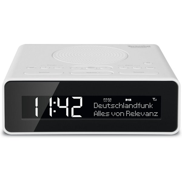 TechniSat DIGITRADIO 51 Digitalradio (DAB) (Digitalradio (DAB), FM-Tuner mit RDS, 1.5 W, Zwei Weckzeiten, dimmbares Display, Snooze und Sleeptimer)