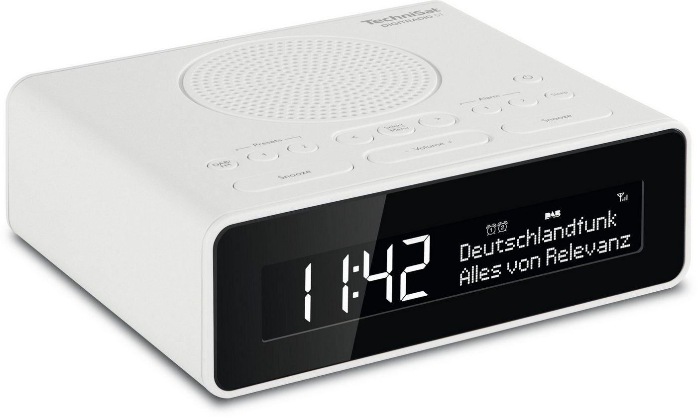 TechniSat DIGITRADIO 51 Digitalradio (DAB) (Digitalradio (DAB), FM-Tuner mit RDS, 1.5 W, Zwei Weckzeiten, dimmbares Display, Snooze und Sleeptimer) – Bild 2 von 4