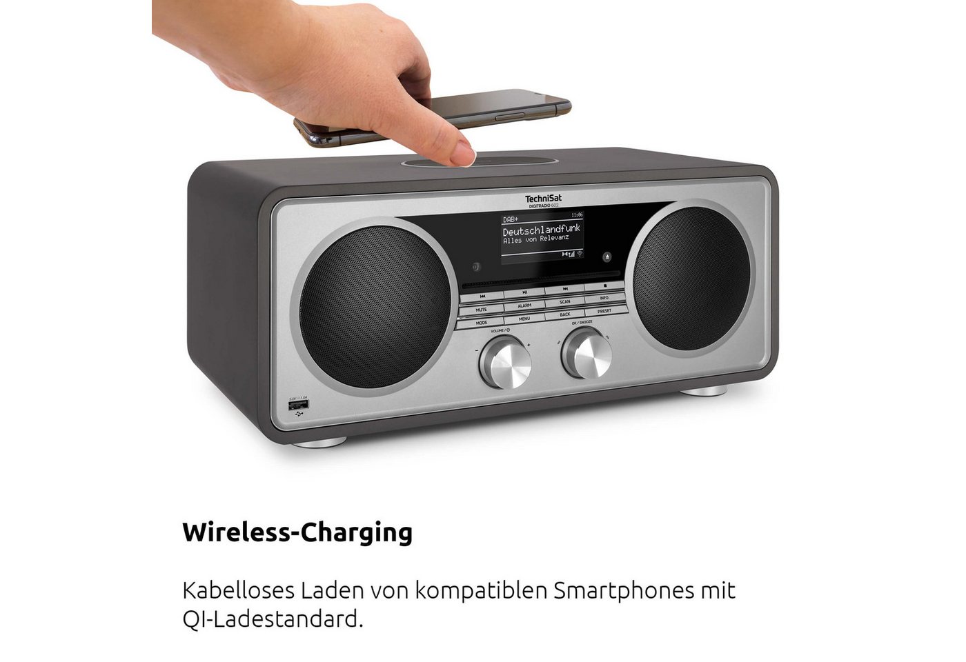 TechniSat DIGITRADIO 602 Internet-Radio (DAB+ Internetradio mit CD-Player, Spotify, Bluetooth, 70 W) – Bild 3 von 5