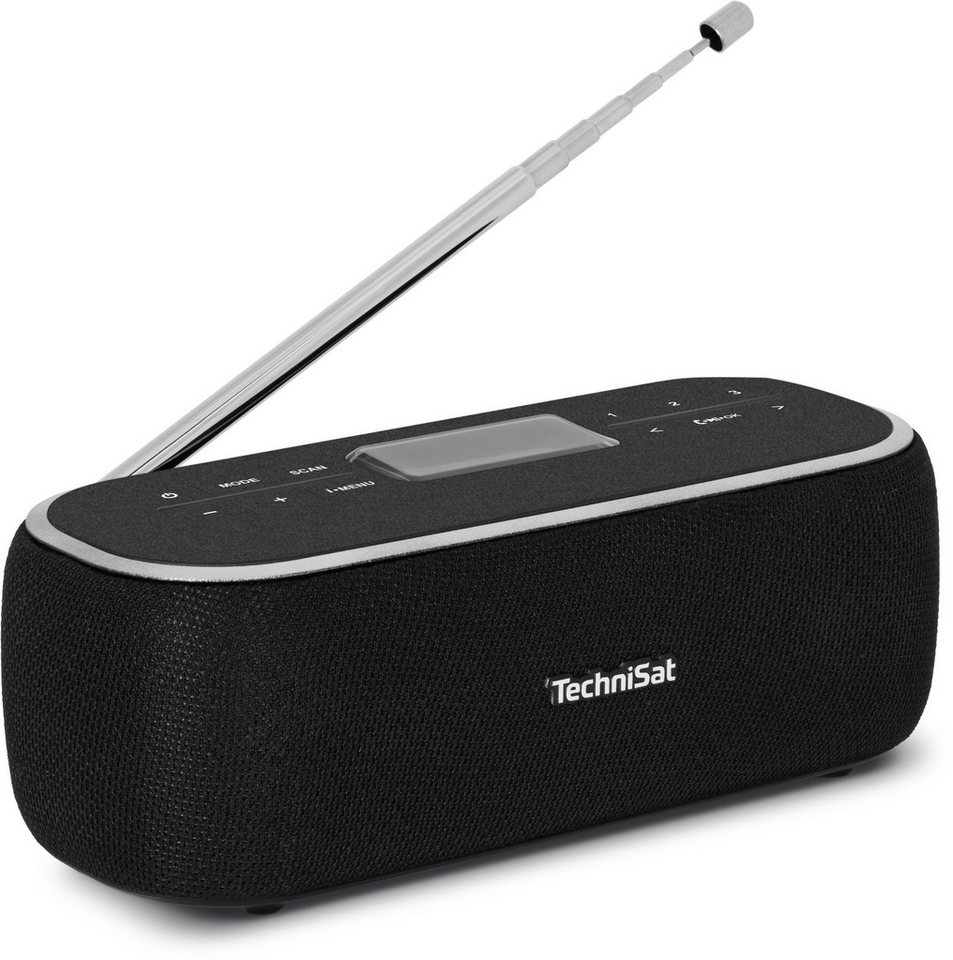 TechniSat DIGITRADIO BT 1 Bluetooth-Lautsprecher 1.0 (A2DP Bluetooth, Bluetooth, AVRCP Bluetooth, 6 W, DAB+, UKW-Radio, Favoritenspeicher, Wecktimer, Freisprech – Bild 4 von 5