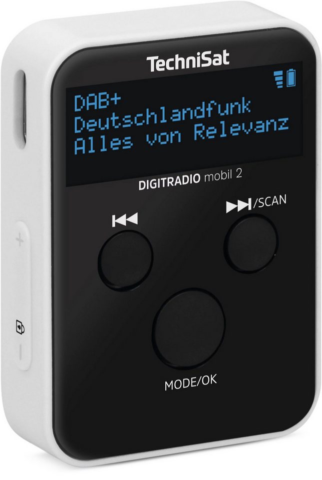 TechniSat DIGITRADIO mobil 2 Digitalradio (DAB) (Digitalradio (DAB), FM-Tuner mit RDS, 1 W, 30 g leicht, Gürtelclip, Akku bis 8 Stunden, Tastensperre) – Bild 2 von 5