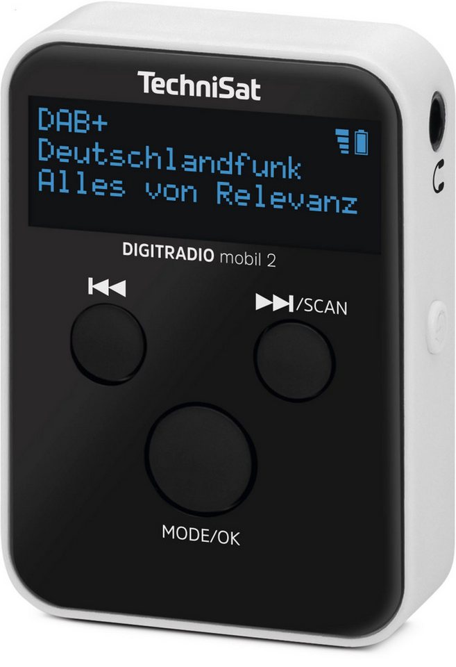 TechniSat DIGITRADIO mobil 2 Digitalradio (DAB) (Digitalradio (DAB), FM-Tuner mit RDS, 1 W, 30 g leicht, Gürtelclip, Akku bis 8 Stunden, Tastensperre) – Bild 3 von 5