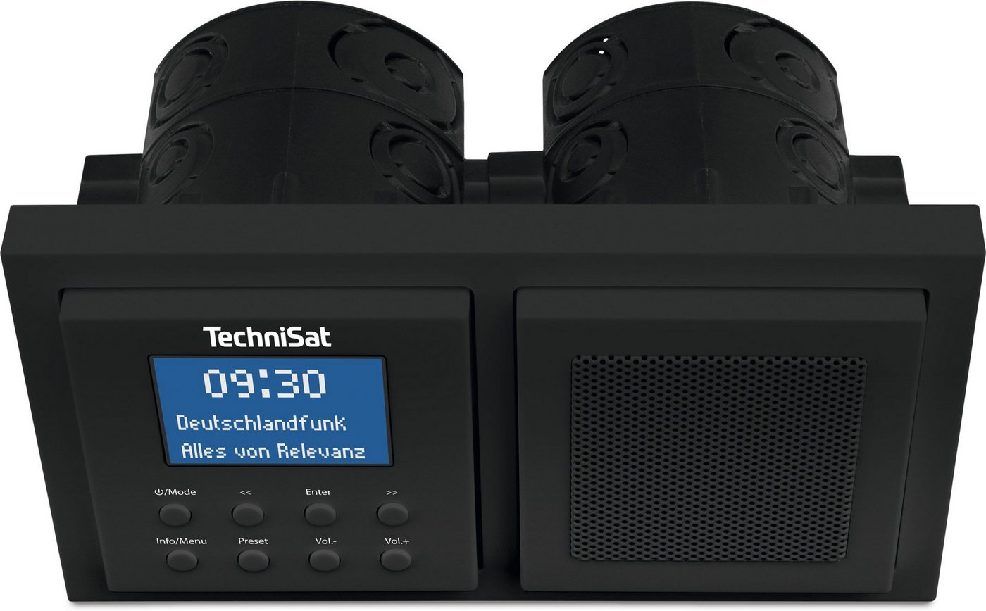 TechniSat DIGITRADIO UP 1 Digitalradio (DAB) (Digitalradio (DAB), FM-Tuner mit RDS, 2 W, Unterputzmontage, Bluetooth, Wecker, dimmbares Display) – Bild 5 von 5