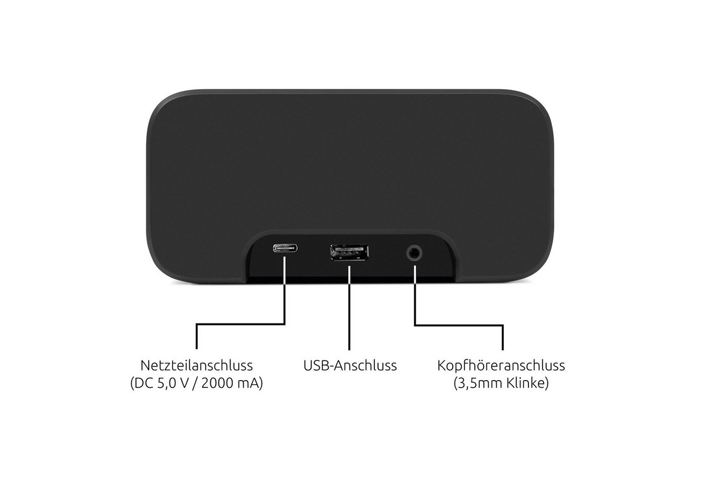 TechniSat Radiowecker DIGITRADIO 52 ASA DAB+, UKW, Bluetooth, Automatic Safety Alert, 3 Wecktimer, Sleeptimer – Bild 2 von 5