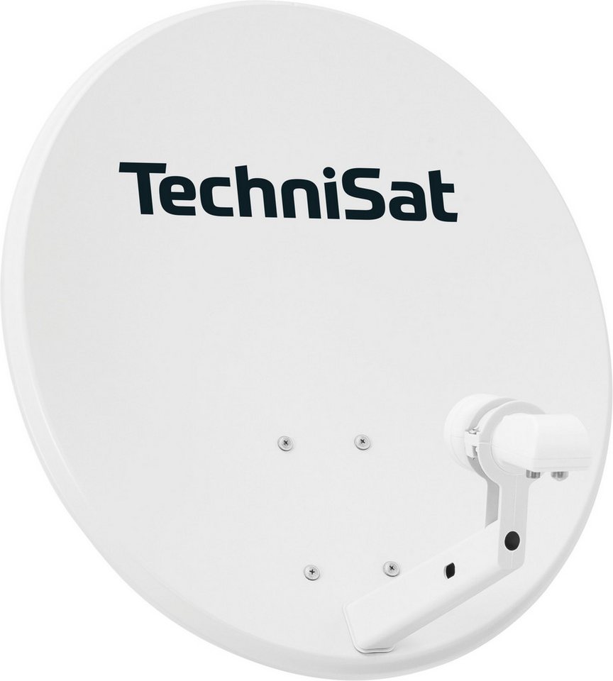 TechniSat TECHNITENNE 60 mit Twin-LNB Sat-Spiegel (60 cm, Stahl, Twin-LNB für 2 Teilnehmer, Ultra-HD-kompatibel, inkl. Masthalterung) – Bild 2 von 5