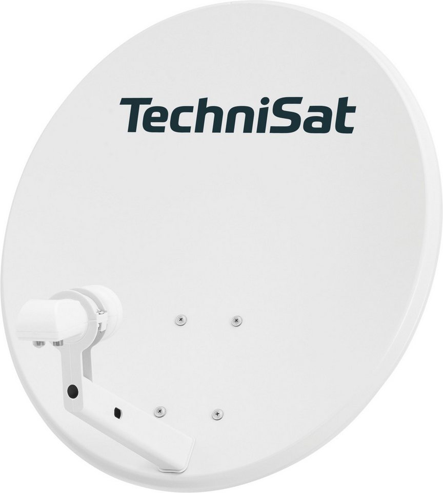 TechniSat TECHNITENNE 60 mit Twin-LNB Sat-Spiegel (60 cm, Stahl, Twin-LNB für 2 Teilnehmer, Ultra-HD-kompatibel, inkl. Masthalterung) – Bild 3 von 5