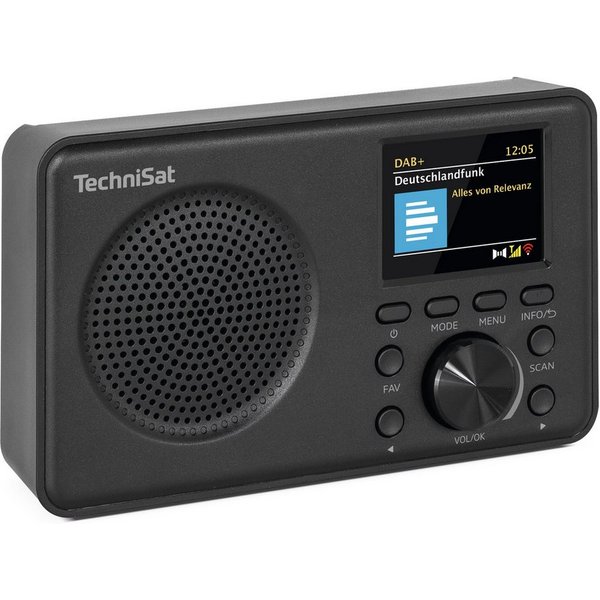 TechniSat VIOLA 2 C BT Digitalradio (DAB) (Digitalradio (DAB), FM-Tuner mit RDS, 2 W, Bluetooth, Kopfhöreranschluss, Wecker, Sleeptimer, Favoritenspeicher)