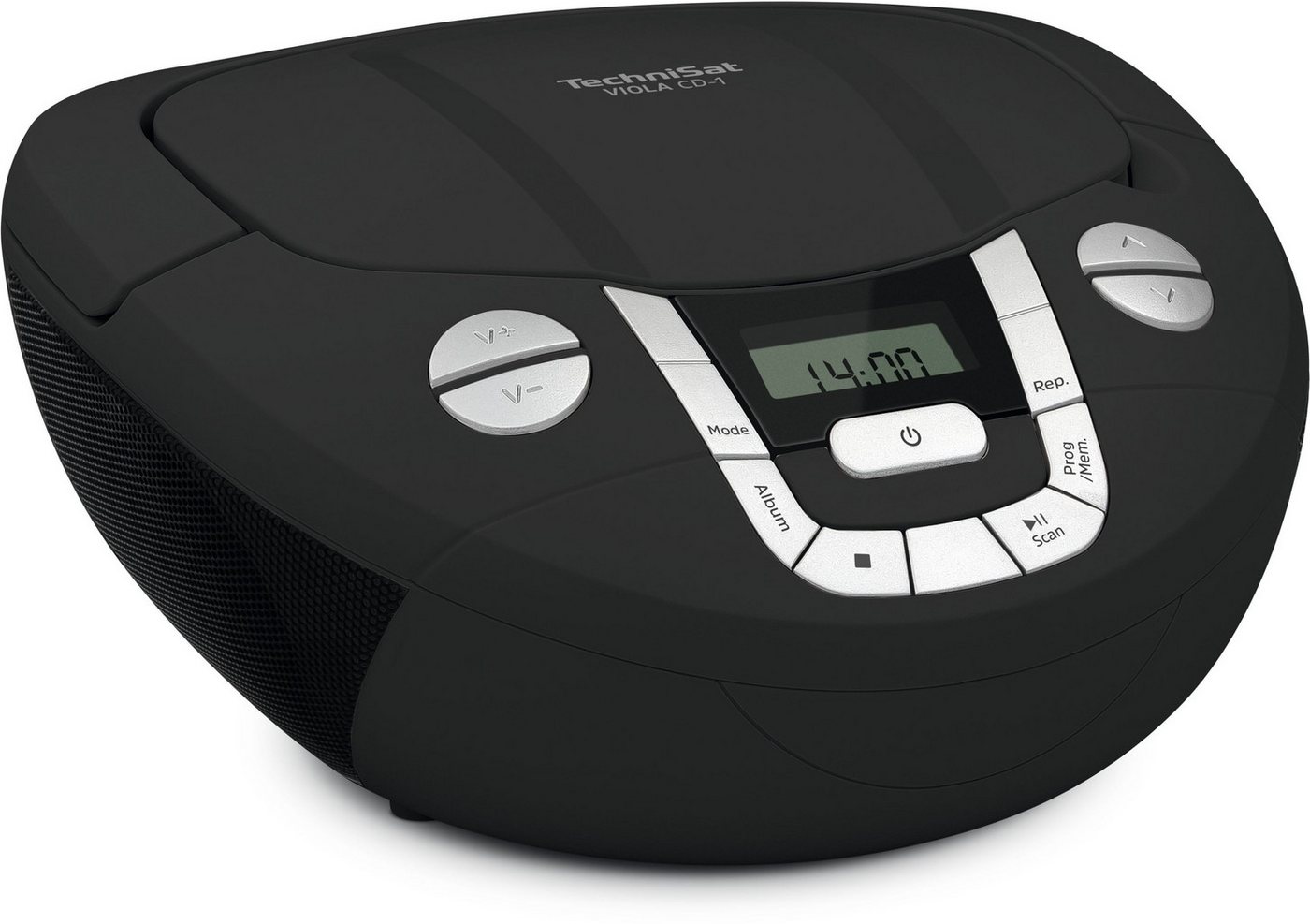 TechniSat VIOLA CD-1 UKW-Radio (FM-Tuner mit RDS, 2 W, CD-Player, Bluetooth, Tragegriff, Netz- und Batteriebetrieb) – Bild 3 von 5