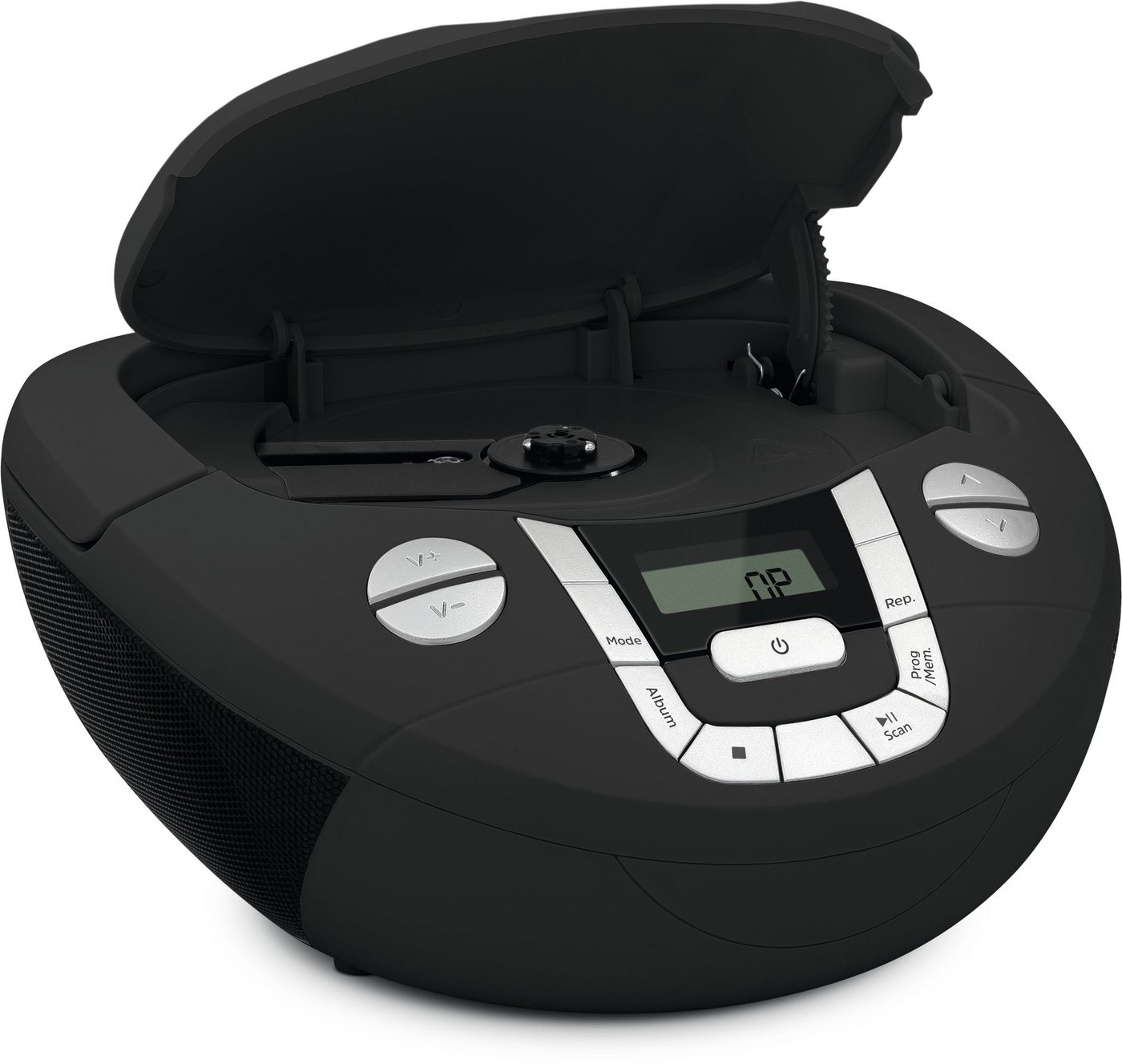 TechniSat VIOLA CD-1 UKW-Radio (FM-Tuner mit RDS, 2 W, CD-Player, Bluetooth, Tragegriff, Netz- und Batteriebetrieb) – Bild 4 von 5
