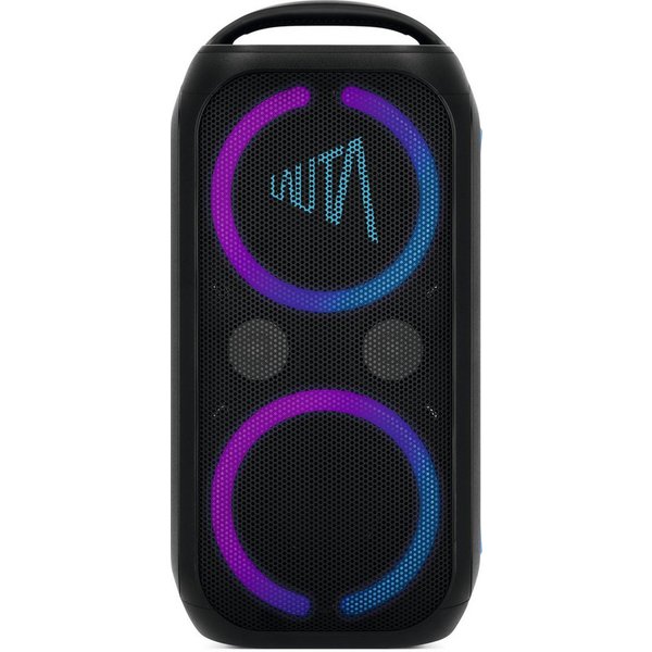 TechniSat WUMMSBOX Bluetooth-Lautsprecher 2.1 (A2DP Bluetooth, Bluetooth, AVRCP Bluetooth, 80 W, BassBoost, True Wireless Stereo, 12h Akkulaufzeit, IPX4 Schutz)