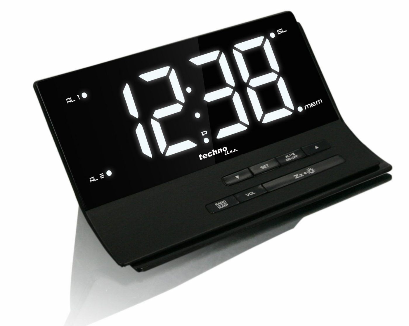technoline Funk-Radiowecker WT 482 mit stufenlos dimmbarer Anzeige – Bild 3 von 3