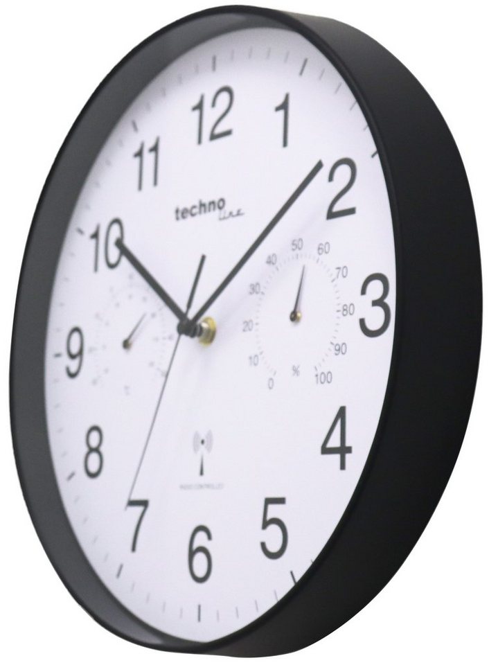 technoline Funkwanduhr WT 8945 (mit Temperatur- und Luftfeuchteanzeige) – Bild 4 von 4