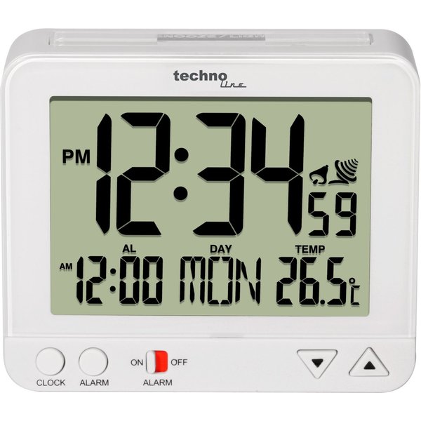 technoline Funkwecker WT 195 mit Nachtlicht-Funktion