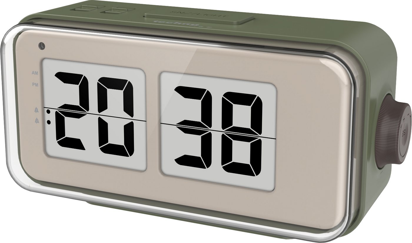 technoline Funkwecker WT 270 mit Retro-Klappenanzeige – Bild 4 von 4