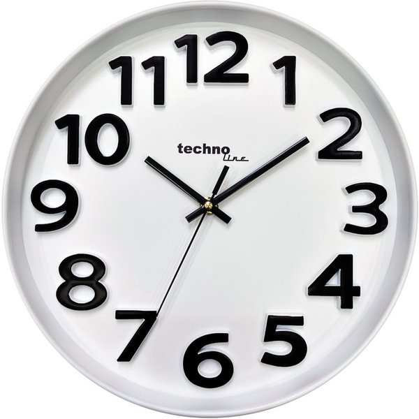 technoline Wanduhr WT 4100 (mit schleichender Sekunde)