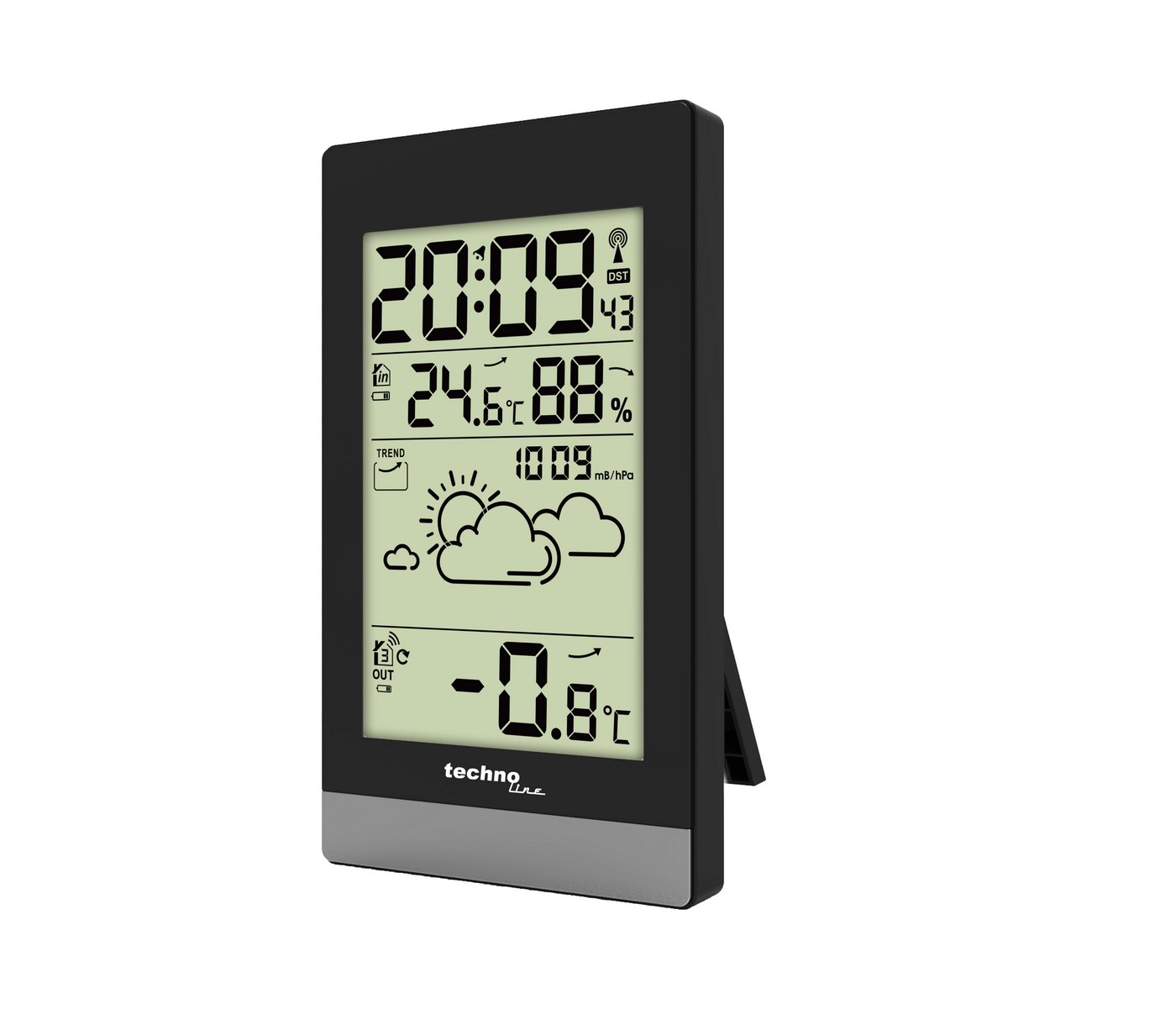 technoline WS 9132 Wetterstation (inklusive Außensender, Wettervorhersage mit Frostalarm) – Bild 2 von 3