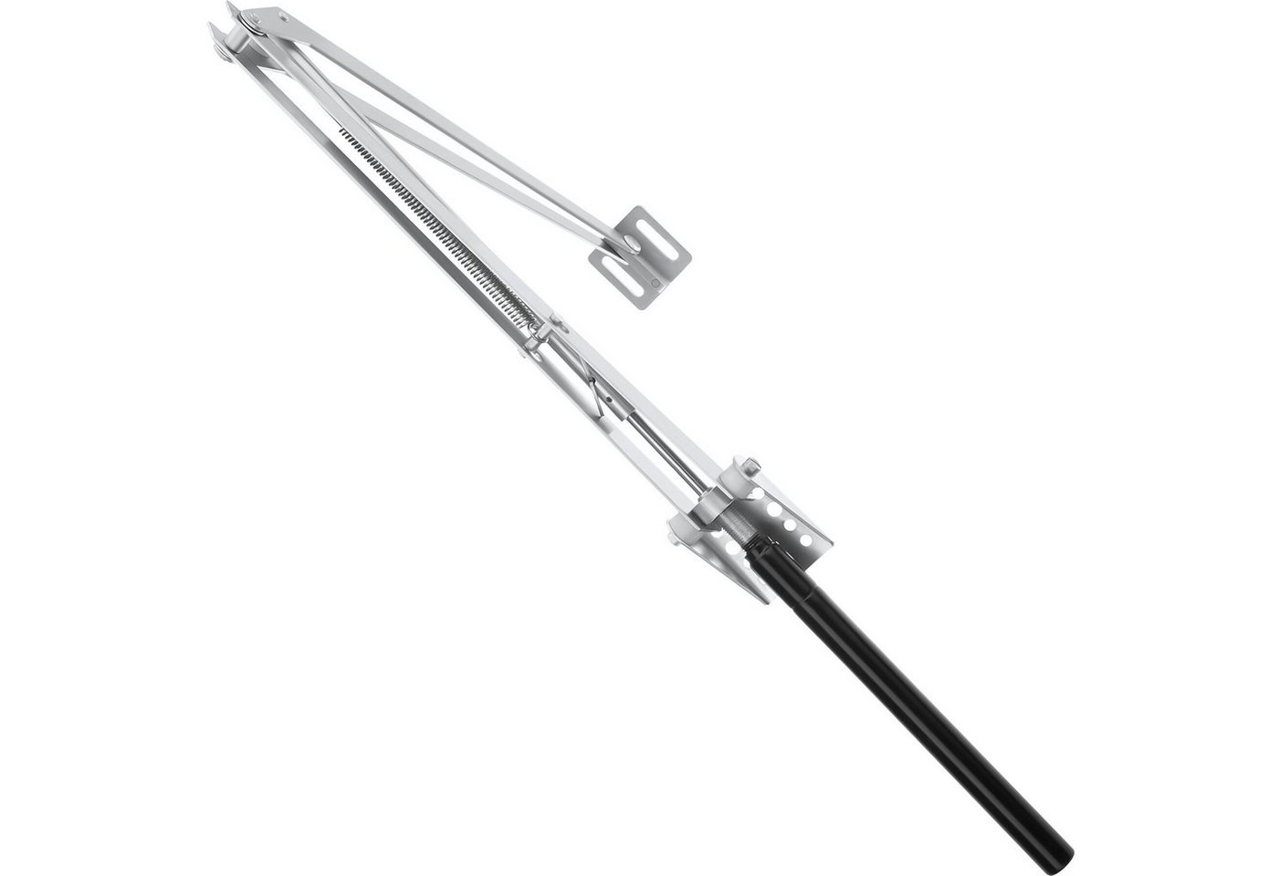 tectake Gewächshaus-Fensteröffner Automatischer Fensteröffner, temperaturgesteuert, einfache Montage, (Fensterheber, 2-tlg., in silber), Hubkraft 7 kg, Hubhöhe  – Bild 2 von 5
