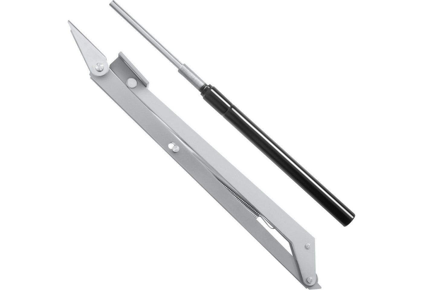 tectake Gewächshaus-Fensteröffner Automatischer Fensteröffner, temperaturgesteuert, einfache Montage, (Fensterheber, 2-tlg., in silber), Hubkraft 7 kg, Hubhöhe  – Bild 3 von 5