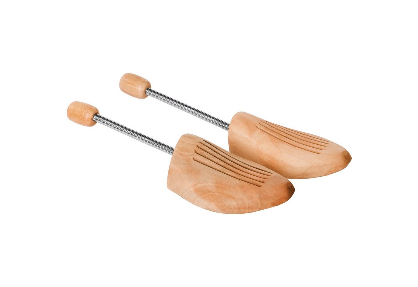tectake Schuhspanner 3 Paar Spiral-Schuhspanner, gute Luftzirkulation (Schuhdehner, für Damen- und Herrenschuhe in braun), aus Zedernholz Verhinderung von Gehfa – Bild 2 von 5