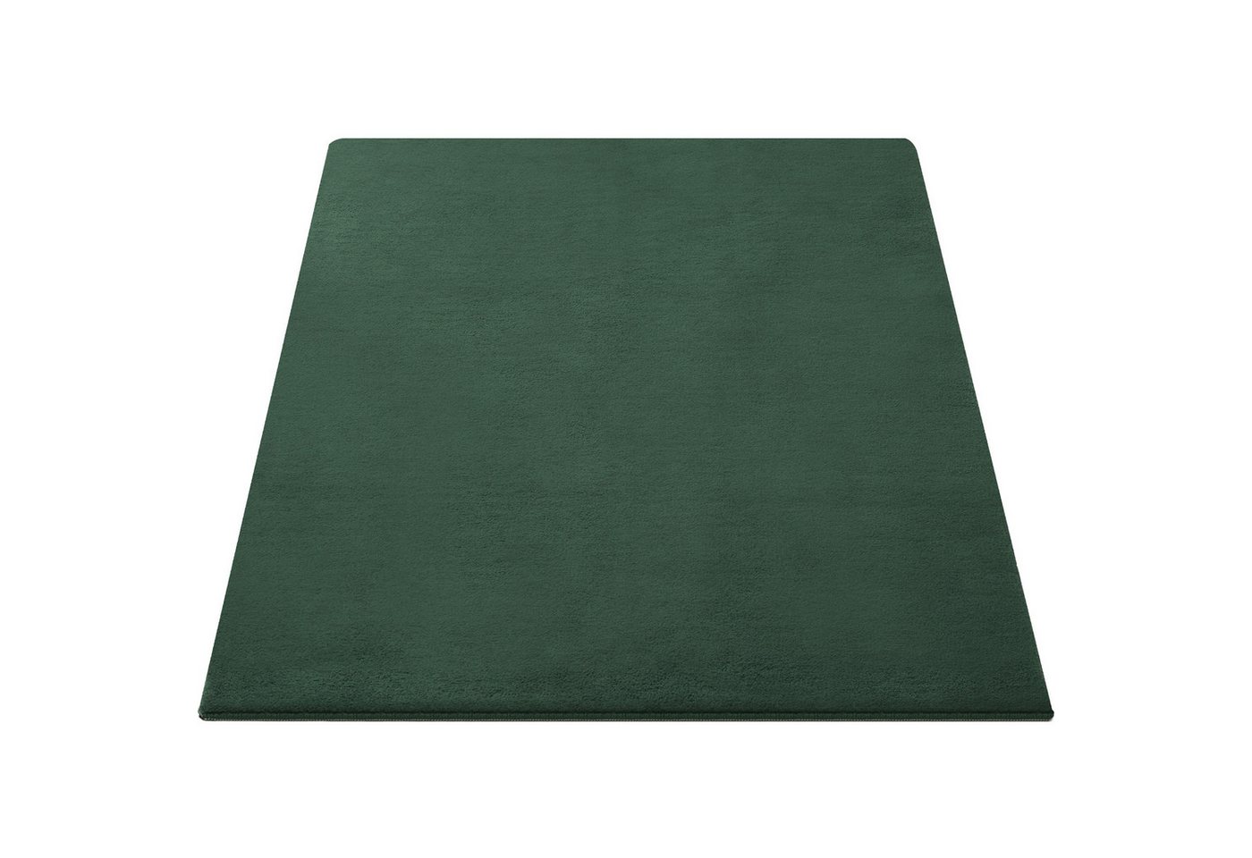 tectake Teppich Kurzflorteppich mit flauschiger Oberfläche, allergikerfreundlich, Rechteck, Höhe: 1,50 mm, strapazierfähig, pflegeleicht, waschbar, rutschfeste  – Bild 5 von 5