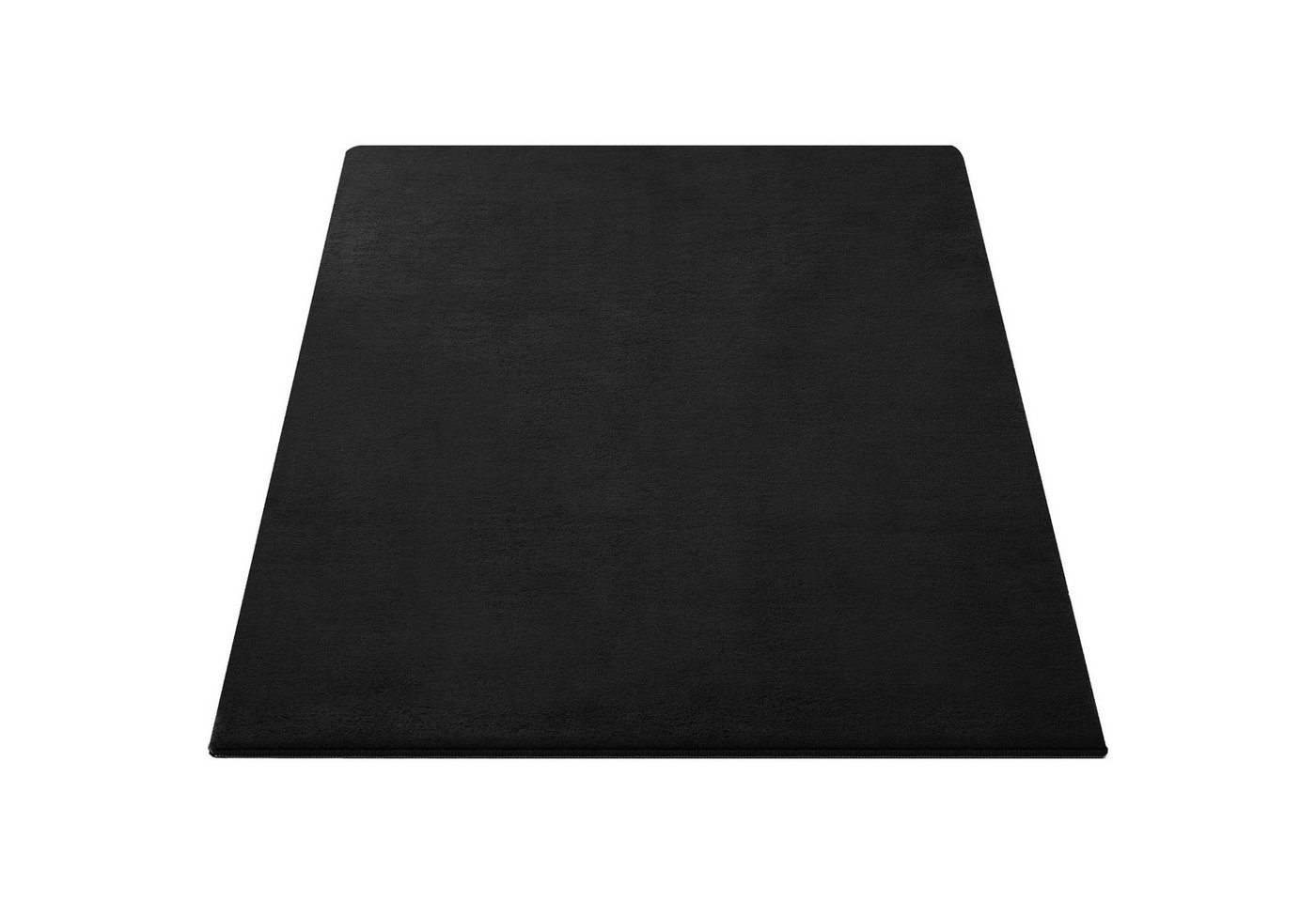 tectake Teppich Kurzflorteppich mit flauschiger Oberfläche, allergikerfreundlich, Rechteck, Höhe: 1,50 mm, strapazierfähig, pflegeleicht, waschbar, rutschfeste  – Bild 5 von 5