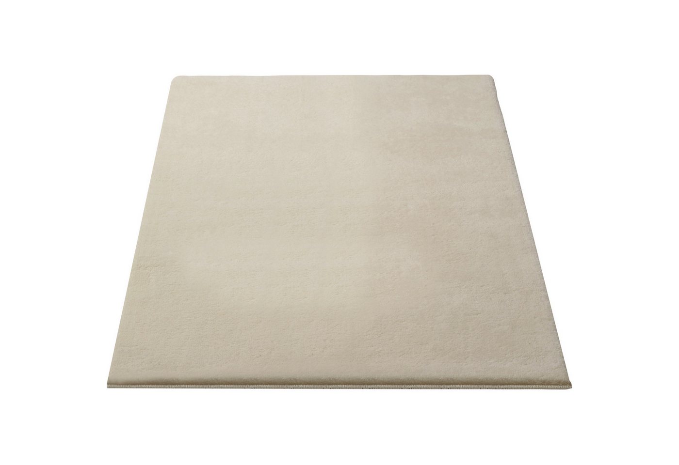 tectake Teppich Kurzflorteppich mit flauschiger Oberfläche, allergikerfreundlich, Rechteck, Höhe: 1,50 mm, strapazierfähig, pflegeleicht, waschbar, rutschfeste  – Bild 5 von 5