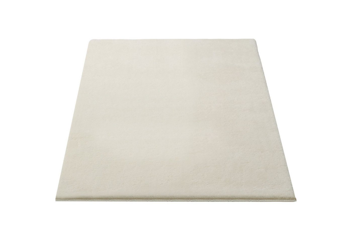 tectake Teppich Kurzflorteppich mit flauschiger Oberfläche, allergikerfreundlich, Rechteck, Höhe: 1,50 mm, strapazierfähig, pflegeleicht, waschbar, rutschfeste  – Bild 5 von 5