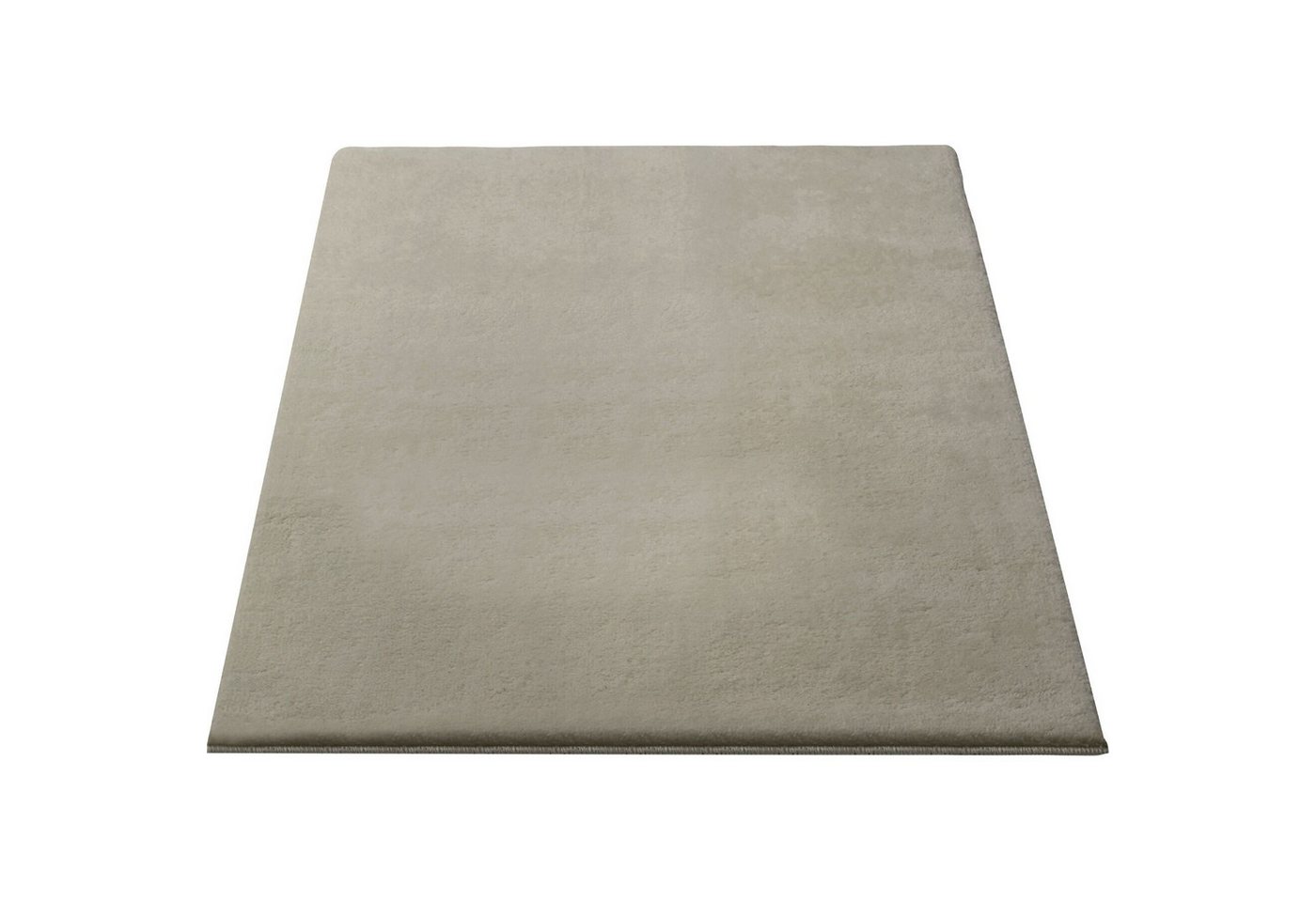tectake Teppich Kurzflorteppich mit flauschiger Oberfläche, allergikerfreundlich, Rechteck, Höhe: 1,50 mm, strapazierfähig, pflegeleicht, waschbar, rutschfeste  – Bild 5 von 5