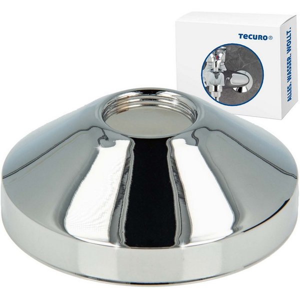 tecuro Badarmatur Gewinderosette, konische Bauform 3/4 Zoll Innengewinde