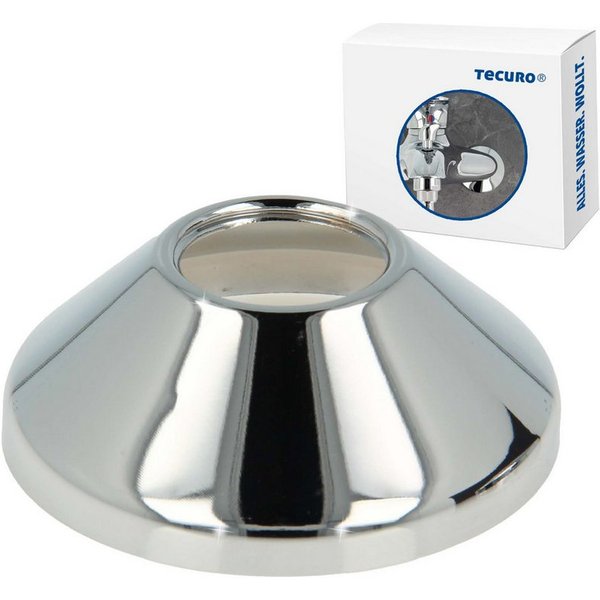 tecuro Badarmatur Gewinderosette, konische Bauform 3/4 Zoll Innengewinde