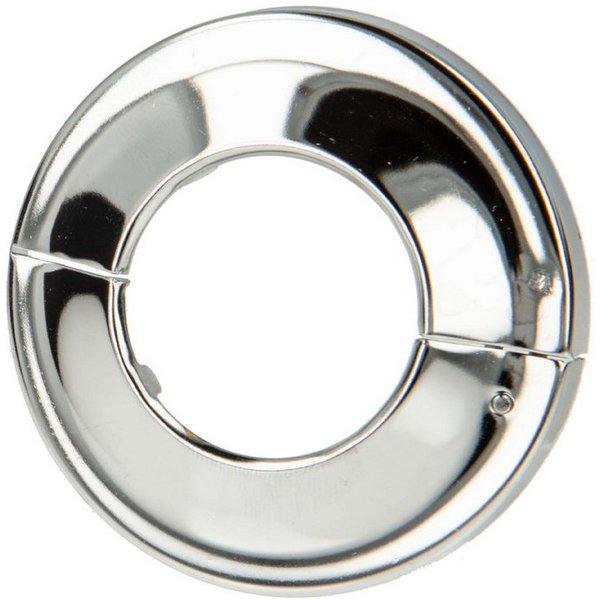 tecuro Badarmatur Scharnierrosette - Messing verchromt