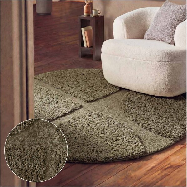 Ted Baker Hochflor-Teppich Jasper, auch in rund, rund, Höhe: 25 mm, Hoch-Tief-Struktur, Weich, Shaggy, Modern, Wohnzimmer, Schlafzimmer