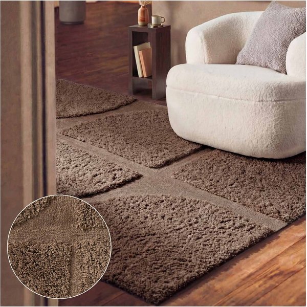 Ted Baker Hochflor-Teppich Jasper, auch in rund, rechteckig, Höhe: 25 mm, Hoch-Tief-Struktur, Weich, Shaggy, Modern, Wohnzimmer, Schlafzimmer